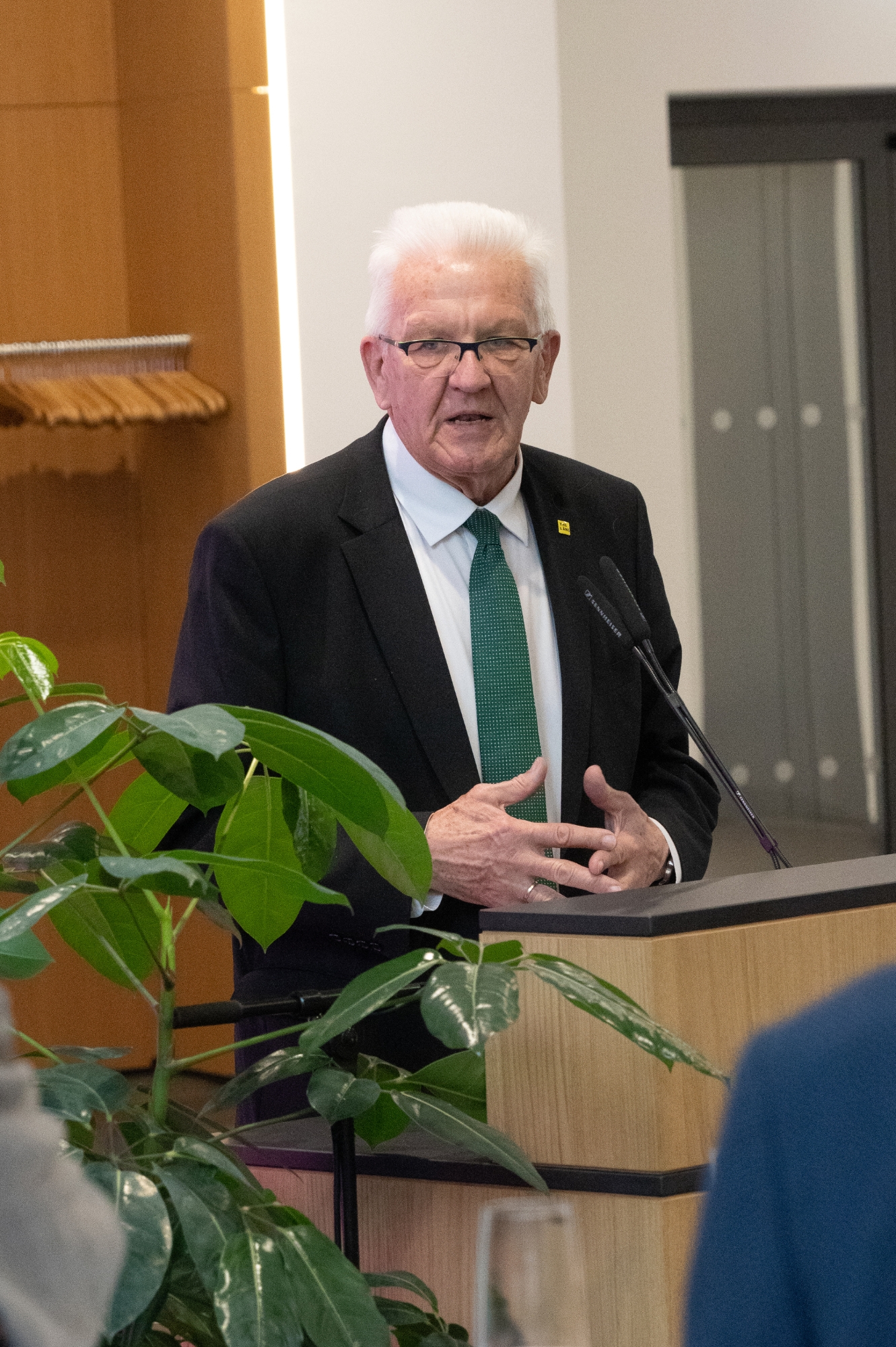 MP Winfried Kretschmann beim CXO-Dinner