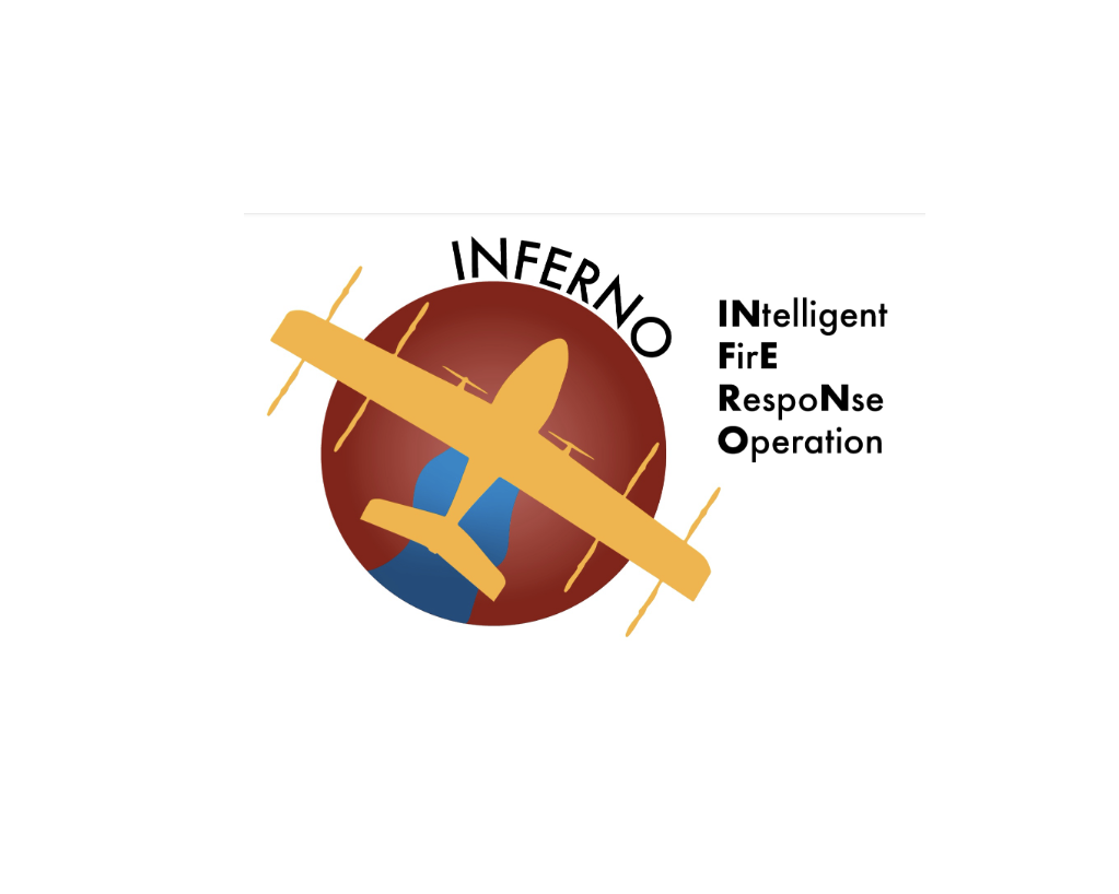 Logo von inferno mit Flugzeug