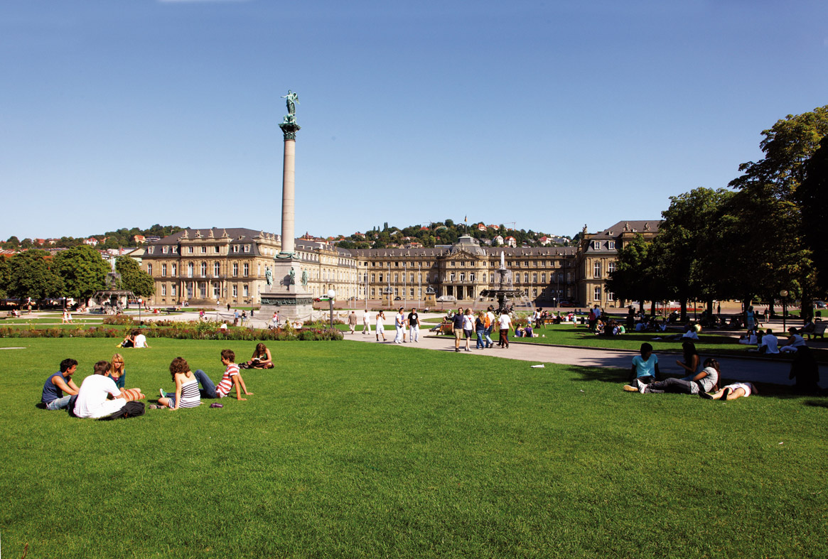 Castle Square in Stuttgart